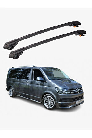VOLKSWAGEN SHUTTLE 2016-Sonrası TRX1 Thunder Carrier Kilitli Ara Atkı Taşıyıcı Tavan Barı Siyah