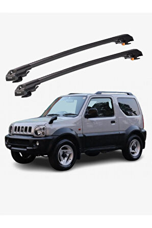 SUZUKI JIMNY 1998-2018 TRX1 Thunder Carrier Kilitli Ara Atkı Taşıyıcı Tavan Barı Siyah