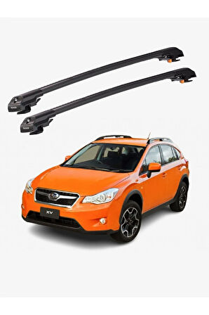 SUBARU XV 2018-Sonrası TRX1 Thunder Carrier Kilitli Ara Atkı Taşıyıcı Tavan Barı Siyah