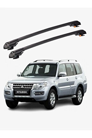 MITSUBISHI PAJERO SPORT 1996-2008 TRX1 Thunder Carrier Kilitli Ara Atkı Taşıyıcı Tavan Barı Siyah