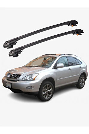 LEXUS RX 2004-2009 TRX1 Thunder Carrier Kilitli Ara Atkı Taşıyıcı Tavan Barı Siyah