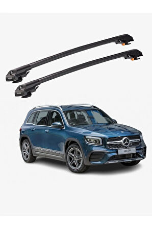 MERCEDES-BENZ GLB-CLASS 2020-Sonrası TRX1 Thunder Carrier Kilitli Ara Atkı Taşıyıcı Tavan Barı Siyah