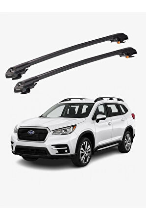 SUBARU ASCENT 2019-Sonrası TRX1 Thunder Carrier Kilitli Ara Atkı Taşıyıcı Tavan Barı Siyah