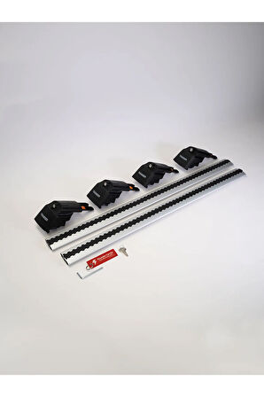 Audi A3 Sportback 2022-2024 TRX2 Thunder Carrier Kilitli Ara Atkı Taşıyıcı Tavan Barı Gri