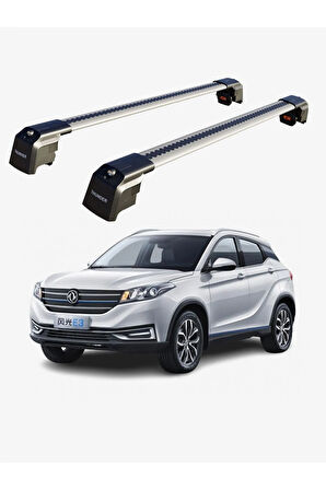 DONGFENG GLORY E3 2020-Sonrası TRX2 Thunder Carrier Kilitli Ara Atkı Taşıyıcı Tavan Barı Gri