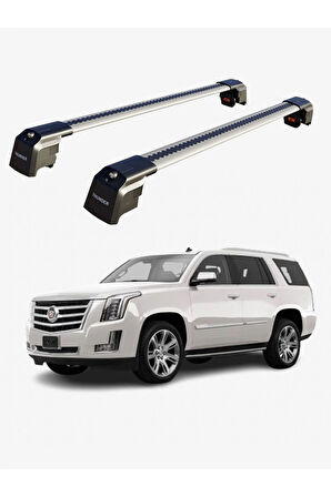 CADILLAC ESCALADE 2015-2020 TRX2 Thunder Carrier Kilitli Ara Atkı Taşıyıcı Tavan Barı Gri