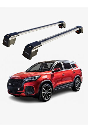 DR  7.0 SPORTEQUIPE 7 2022-Sonrası TRX2 Thunder Carrier Kilitli Ara Atkı Taşıyıcı Tavan Barı Gri