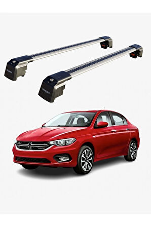 DODGE NEON 2015-Sonrası TRX2 Thunder Carrier Kilitli Ara Atkı Taşıyıcı Tavan Barı Gri