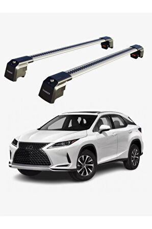 LEXUS RXL 2018-Sonrası TRX2 Thunder Carrier Kilitli Ara Atkı Taşıyıcı Tavan Barı Gri