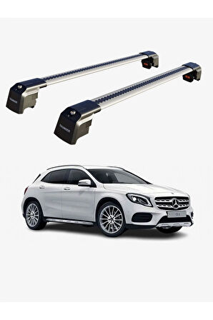 MERCEDES-BENZ GLA-CLASS 2014-2019 TRX2 Thunder Carrier Kilitli Ara Atkı Taşıyıcı Tavan Barı Gri