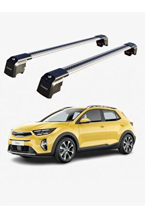 KIA CEED SPORTSWAGON 2019-Sonrası TRX2 Thunder Carrier Kilitli Ara Atkı Taşıyıcı Tavan Barı Gri