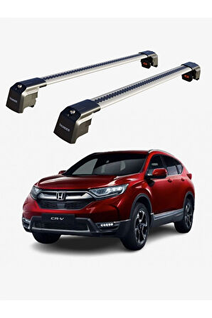 HONDA CR-V 2012-2018 TRX2 Thunder Carrier Kilitli Ara Atkı Taşıyıcı Tavan Barı Siyah