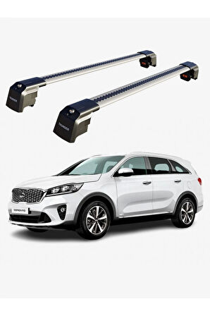 KIA SORENTO PRIME 2015-2020 TRX2 Thunder Carrier Kilitli Ara Atkı Taşıyıcı Tavan Barı Siyah