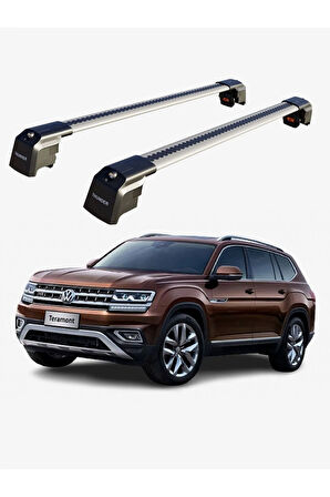 VOLKSWAGEN TERAMONT 2018-Sonrası TRX2 Thunder Carrier Kilitli Ara Atkı Taşıyıcı Tavan Barı Siyah