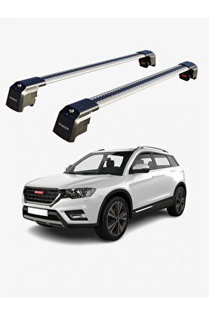 GREAT WALL HAVAL H6 2017-Sonrası TRX2 Thunder Carrier Kilitli Ara Atkı Taşıyıcı Tavan Barı Siyah