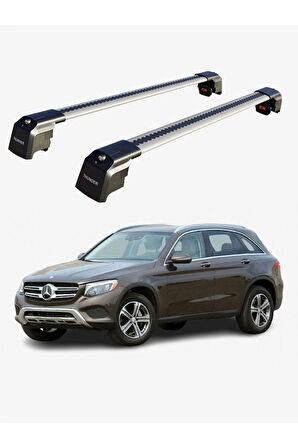 MERCEDES-BENZ GLC-CLASS 2016-2022 TRX2 Thunder Carrier Kilitli Ara Atkı Taşıyıcı Tavan Barı Siyah