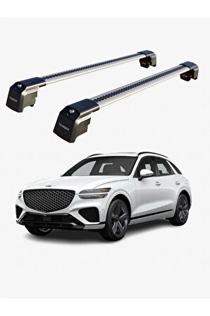 GENESIS GV70 2022-Sonrası TRX2 Thunder Carrier Kilitli Ara Atkı Taşıyıcı Tavan Barı Siyah