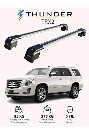 CADILLAC ESCALADE 2015-2020 TRX2 Thunder Carrier Kilitli Ara Atkı Taşıyıcı Tavan Barı Siyah