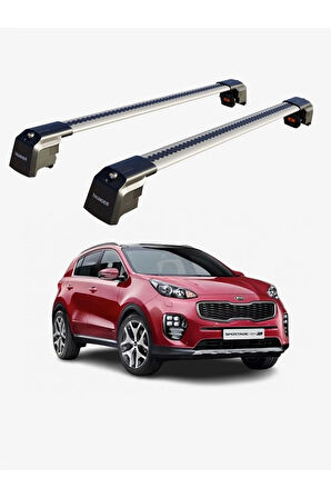 KIA SPORTAGE 2016-2021 TRX2 Thunder Carrier Kilitli Ara Atkı Taşıyıcı Tavan Barı Siyah