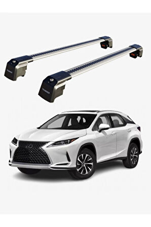 LEXUS RXL 2018-Sonrası TRX2 Thunder Carrier Kilitli Ara Atkı Taşıyıcı Tavan Barı Siyah