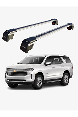 CHEVROLET TAHOE 2015-2020 TRX2 Thunder Carrier Kilitli Ara Atkı Taşıyıcı Tavan Barı Siyah