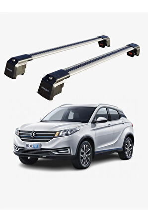 DONGFENG GLORY E3 2020-Sonrası TRX2 Thunder Carrier Kilitli Ara Atkı Taşıyıcı Tavan Barı Siyah