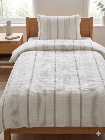TRUYTOWEL   TEK KİŞİLİK MÜSLİN YÜZDE YÜZ PAMUK %100 PAMUK ÇİFT KAT  NEVRESİM TAKIMI