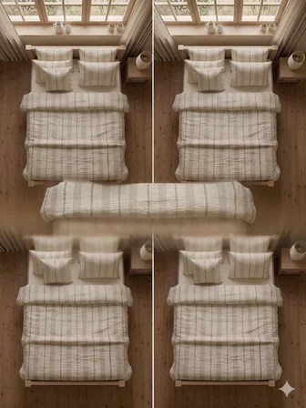 TRUYTOWELÇİFT  KİŞİLİK MÜSLİN YÜZDE YÜZ PAMUK %100 PAMUK ÇİFT KAT NEVRESİM TAKIMI