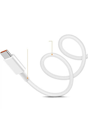 Okyanustech Xiaomi Mi Turbo Hızlı Şarj Kablosu 33W 6A Redmi Note 10 S X Pro Max 5G Redmi Note 11 S 5G SEUyumlu