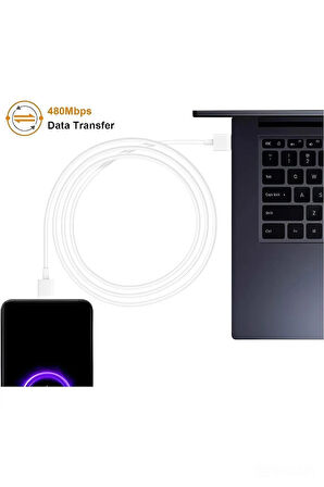 Okyanustech Xiaomi Mi Uyumlu Turbo Hızlı Şarj Kablosu 33W 6A Redmi K40 Pro+ Redmi K30S K30 Ultra K30 Pro