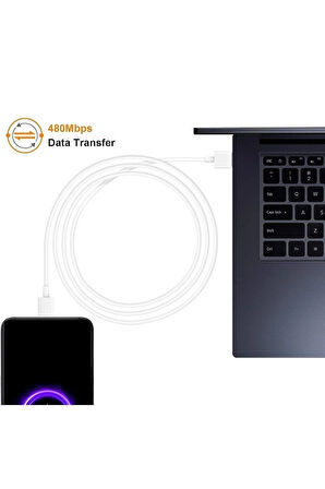 Okyanustech Xiaomi Mi Uyumlu Turbo Hızlı Şarj Kablosu 33w 6a Redmi Note 10 S Pro 11 S Pro 5g Xiaomi 12 T Lite