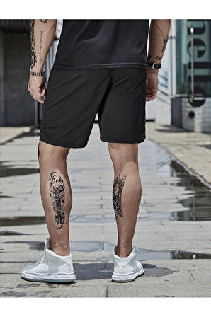 Kadın Siyah Moda Şort