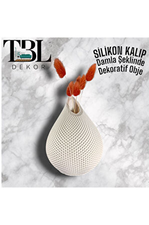 Damla Şeklinde Dekoratif Obje