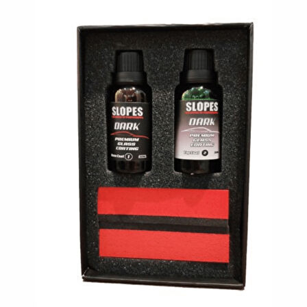 Slopes Dark Premium Glass Coating Çift Kat Seramik Kaplama 60 ml