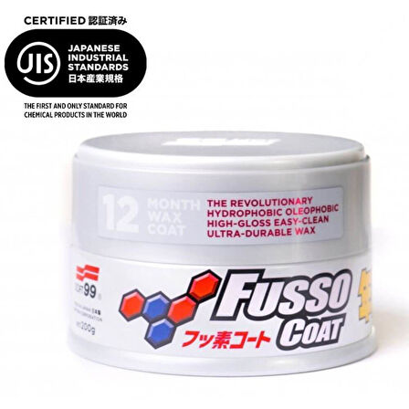 Soft99 Fusso Coat 12 Aylık Wax Açık Renk Avrupa Versiyon 200gr.