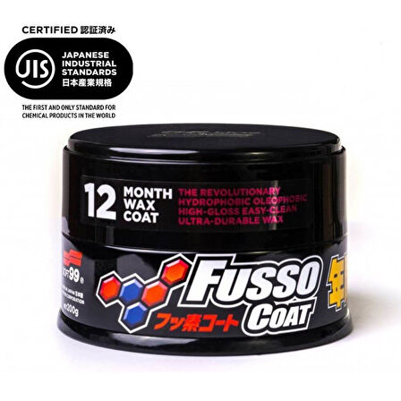 Soft99 Fusso Coat 12 Aylık Wax Koyu Renk Avrupa Versiyon 200gr.