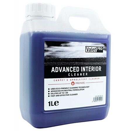 Valet Pro Advanced Interior Cleaner Genel Amaçlı Temizleyici 1 Lt