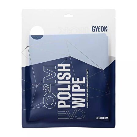 Gyeon Q2M Polish Wipe EVO Lazer Kesim Mikrofiber Bez 40cm x 40 cm