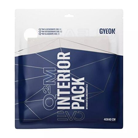 Gyeon Q²M InteriorPack EVO İç Aksam Mikrofiber Detaylı Temizlik Bezi Seti 4'Lü Paket - 40x40 Cm