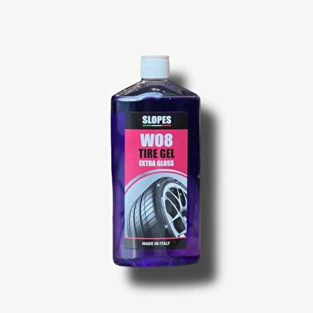 Slopes W08 Tyre Gel Lastik Parlatıcı Jel 500ml.