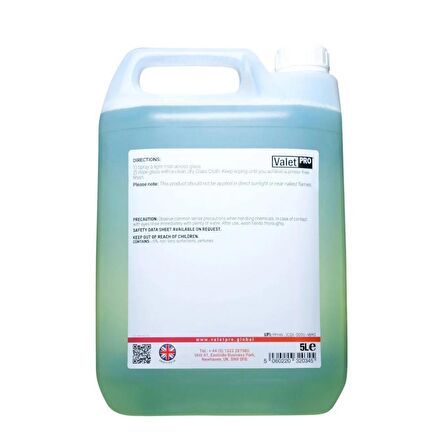 Valet Pro Cam Temizleme Glass Cleaner 5lt.