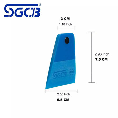 Sgcb PPF Sağ Açılı Trapez Mıknatıslı TPU Ragle 7,5 Cm