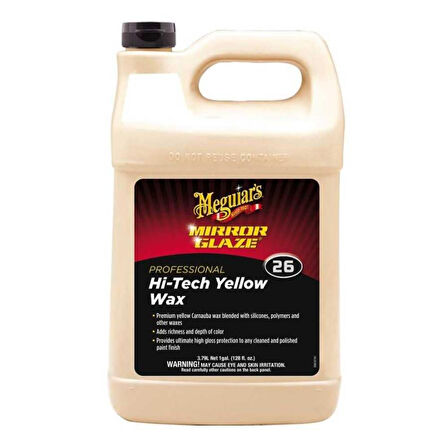 Meguiars 26 Hi-Tech Yellow Wax Boya Koruma Cilası 3,78 Lt