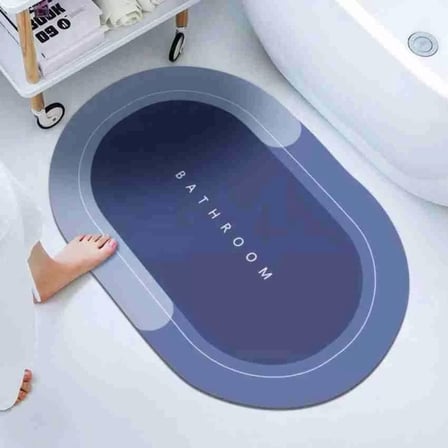 Süper Su Emici Kaymaz Tabanlı Banyo Paspası 40 x 60 Cm