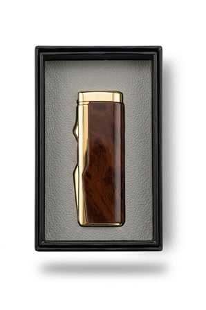 Titan Serisi Premium Elite Puro Delici Metal Gövdeli Rüzgar Geçirmez Puro Çakmağı-Özel Çakmak Kutusu