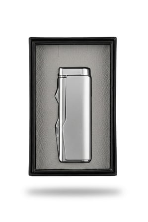 Titan Serisi Premium Elite Puro Delici Metal Gövdeli Rüzgar Geçirmez Puro Çakmağı-Özel Çakmak Kutusu