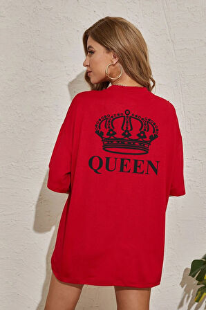 Uyguntarz Unisex Quenn Baskılı T-shirt