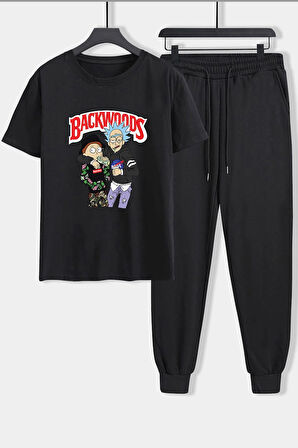 Uyguntarz Unisex Backwoods Baskılı 2'li Eşofman Takımı