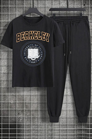 Uyguntarz Unisex Berkeley Baskılı 2'li Eşofman Takımı