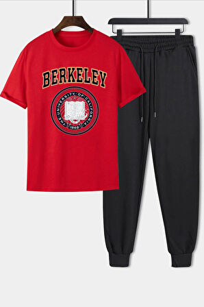 Uyguntarz Unisex Berkeley Baskılı 2'li Eşofman Takımı